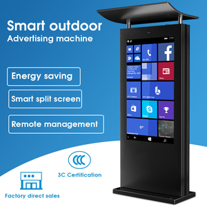 Pantalla Publicitaria LCD con Soporte de Pie para Red Wifi, Resistente al Agua, para Exteriores, Quiosco <span class=keywords><strong>Digital</strong></span> Independiente, Tótem de Señalización <span class=keywords><strong>Digital</strong></span> - Product Image 2