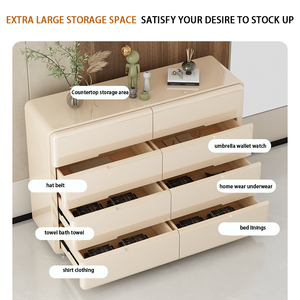 Offre Spéciale – <span class=keywords><strong>Commode</strong></span> Moderne Simple en MDF à 6 ou 8 Tiroirs – Prix Usine – Vente en Gros – Meuble de Chambre à Coucher - Product Image 4