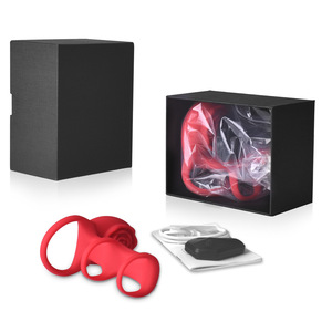 A Male App Wireless Remote Control Electric Locking Sperm Ring with Three Rings and 10 Frequency <b>Vibration</b> for Couple Share - Product Image 3