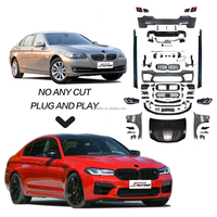 Kit carrosserie pour BMW Série 5 F10, mise à niveau vers G30 LCI 2023 M5, pare-chocs avant et arrière, phares, feux arrière, échappement, capot, ailes, ensemble complet