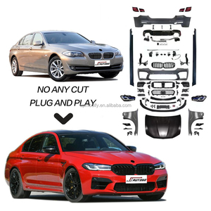 Kit de Carrocería para <span class=keywords><strong>BMW</strong></span> Serie 5 <span class=keywords><strong>F10</strong></span>, Actualización a G30 LCI 2023 M5, Parachoques Delantero y Trasero, Faros Delanteros, Luces Traseras, Tubo de Escape, Capó, Guardabarros - Product Image 1