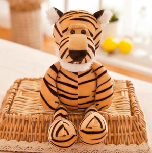 Nuevo Diseño de Juguetes de Peluche de Animales Kawaii: Tigre, Conejo, Vaca de las Tierras Altas, Animales Salvajes para Bebés - Product Image 4