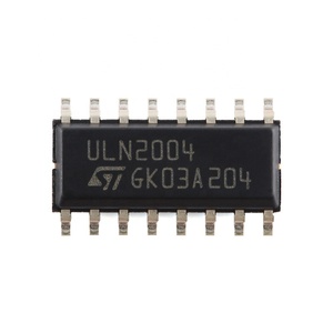 Transistor Darlington haute tension et haute intensité ULN2004D1013TR, circuit intégré 7 canaux NPN <span class=keywords><strong>50V</strong></span> 500mA, montage en surface SOIC-16, relais - Product Image 1