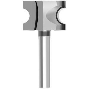 Fresa semicircular de carburo cementado con vástago de 1/4 pulgada para cortar madera - Product Image 1