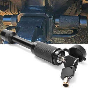Verrou de sécurité antivol pour attelage de remorque, en acier au carbone noir, ajustement universel By-1930 - Product Image 1