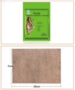 Trung Quốc Nhà sản xuất TIGER infared thạch cao trở lại đau vá Tiger Balm thuốc thạch cao Capsicum thạch cao hot đau khớp