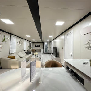 Casa prefabricada plegable de acero ligero de 40 pies y 20 pies, contenedor de envío expandible, Villa de 5 dormitorios para aplicación en centro comercial - Product Image 5