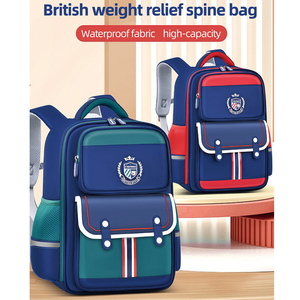 High Quality <b>School</b> Bag From Grade 1 to 6 Boys and Girls <b>Backpack</b> Wear-resistant, Load-reducing and Large-capacity Printing - Product Image 3