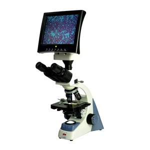 YJ-2005T-LCD Wholesale Laboratory Bacterial Analysis High-precision Measurement Trinocular Biological <strong>Microscope</strong> with LCD Screen - Product Image 1