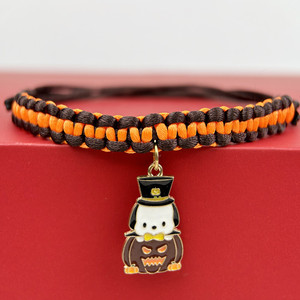 KingHon Collier de chat d'Halloween avec nœud papillon et cloche, collier de chaton échappé pour fille garçon chats réglable 6-15 pouces pour Kitty - Product Image 5