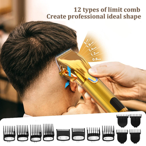 Cortadora de Pelo eléctrica inalámbrica recargable por USB, cortapelos profesional de peluquero - Product Image 4