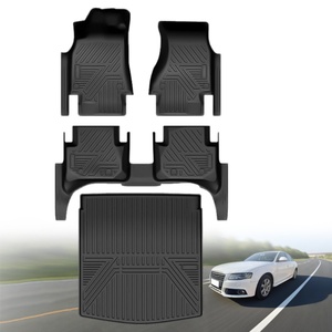 Juego Completo de Alfombrillas para Maletero Trasero de TPE para Audi A4 2014, Alfombrillas para Auto, Alfombras de TPE, Accesorios Interiores - Product Image 5