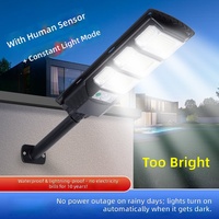 Lampu Jalan Tenaga Surya Outdoor 200W LED Sensor Gerak Tahan Air IP65 All in One Lampu Jalan Tenaga Surya untuk Taman, Tempat Parkir, Jalan Raya
