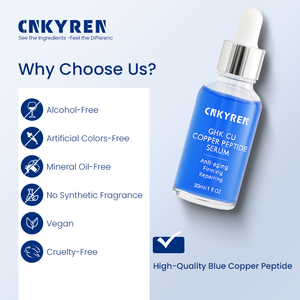 नीले तांबे का पेप्टाइड घक-क्यूम सीरम चेहरे का उपचार सीरा-विरोधी झुर्रियों वाली त्वचा देखभाल - Product Image 6