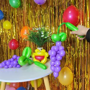 100 palloncini per feste lunghi palloncini magici in lattice attorcigliati pagliacci animali festa compleanni decorazione festa nuziale palloncini regali - Product Image 4