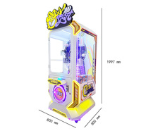 Máquina de Muñecas Impresionante, Certificación CE RoHS, Tasa de Ganancia Ajustable, Ideal para Cines, Centros Comerciales y Salas de Juegos, FEC