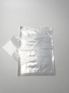 Sac en T-shirt transparent en PEHD micro-perforé, fabriqué à partir de matériaux recyclés, certifié OK <span class=keywords><strong>Compost</strong></span> pour pain, pain grillé, gâteaux et biscuits - Product Image 3