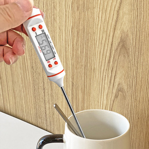 Food <b>Thermometer</b> Digital <b>Probe</b> Metal Extended Kitchen Measuring Tool Water Oil Temperature Detector - Product Image 3