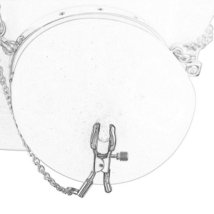 QK-W8133 ชุดรัดหน้าอกเซ็กซี่สำหรับ BDSM ทำจากสแตนเลส 304 - Product Image 3