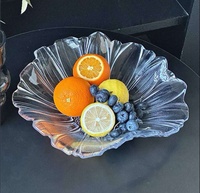 Geavanceerde klassieke glazen campingfruitbord Chinese stijl dessertkom voor gedroogd fruit bruiloft decoratief duurzaam milieuvriendelijk