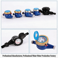 WINMETER Compteur d'eau froide et chaude multi-jets en laiton, fonte, plastique, nylon, acier inoxydable, classe B DN15-DN50 R80 100 160 200 IP68