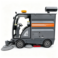 ZMT E-13 G40 Balayeuse autoportée avec aspiration de feuilles, pompe à eau haute pression, moteur, bac à déchets 240L, réservoir d'eau 300L, usage municipal