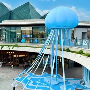 Gran oferta, medusas inflables ligeras para eventos, fiesta personalizada, Club nocturno, decoración LED, medusas inflables azules gigantes - Product Image 3