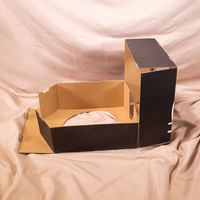Revêtement UV personnalisé gaufrage imprimé ondulé basket-ball sphère enveloppe en papier boîte d'emballage pliable