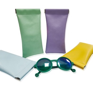 2024 mới nhất Xách Tay Da Kính túi nhà máy nóng bán cho kính mát tai nghe tiền xu Pouch lưu trữ bất cứ lúc nào lưu trữ - Product Image 6