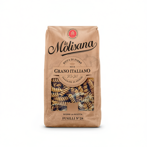 Molisana <b>Pasta</b> No. 028 Unrefined Durum Wheat <b>Wholemeal</b> Fusilli 12 Pcs 500g Bag - Product Image 2