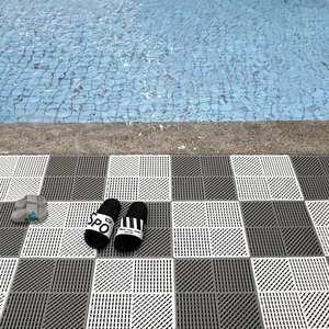 Tapis de sol antidérapant en plastique PVC pour salle de bain étanche et résistant à l'usure - Product Image 3