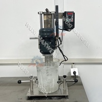 Homogénéisateur-mélangeur manuel/électrique MAXWELL 5L pour shampoing/savon liquide/jus/aliments avec agitateur 220V en acier inoxydable SUS304