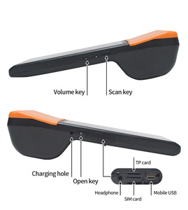 Q8 <span class=keywords><strong>Android</strong></span> <span class=keywords><strong>PDA</strong></span> Máy in nhiệt mã vạch POS thiết bị đầu cuối máy quét cầm tay máy <span class=keywords><strong>Android</strong></span> 8.1 BT - Product Image 4