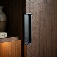 Meuble TV Flottant de Luxe - Finition Bois Noyer avec LED Intégrée et Style Minimaliste Modulaire