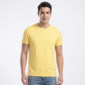 เสื้อกล้ามผ้าฝ้าย 100% พิมพ์ลายตามสั่ง ผ้าผ่านกระบวนการ Bio-Washed เสื้อยืดแขนสั้นลำลอง - Product Image 1