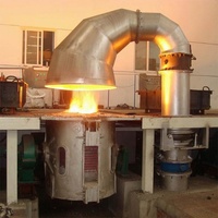 Four de fusion à induction électrique en fonte d'acier ferraille pour ligne de production de barres d'armature billettes