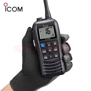Vente en gros de talkie-walkie IC-M37 d'origine, IP57 6W Flotteur Flash <span class=keywords><strong>VHF</strong></span> <span class=keywords><strong>Marine</strong></span> de poche avec écran LCD Radio bidirectionnelle <span class=keywords><strong>marine</strong></span> longue portée - Product Image 6