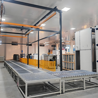 Ligne de convoyage pour la fabrication, l'assemblage, les tests et l'emballage de solutions d'équipements de commutation haute tension