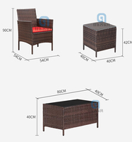 Meubles d'extérieur modernes en aluminium sur mesure pour parcs, appartements, villas, jardins, restaurants, patios et salons