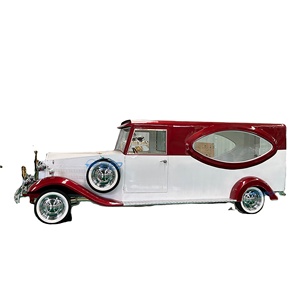 Remorque funéraire électrique rétro européenne de haute qualité, véhicule de transport funéraire classique exquis à vendre - Product Image 1
