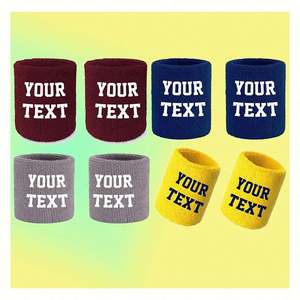 Muñequeras Deportivas Unisex de Algodón Suave Personalizadas para Cualquier Deporte, Personalizables - Product Image 3