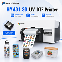 Impresora UV DTF de Escritorio HEASY HY-401 Nueva de 30 cm con Tinta UV para Tiendas de Pegatinas, Estudios, Etiquetas de Cristal Personalizadas, Fundas para Teléfonos, Tazas, Botellas y Negocios