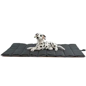 Alfombrilla de cama para perros impermeable portátil ultra gruesa y suave personalizada para acampar y viajar al aire libre patrón impreso - Product Image 1