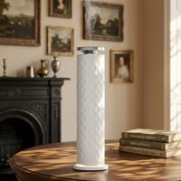 Diffuseur d'aromathérapie sans eau pour la maison, 120 ml, finition mate élégante, lumière ambiante chaude, grande couverture de surface