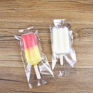 Sacs en plastique transparents avec bâtonnets, jetables, thermoscellables, de qualité alimentaire PE, pour emballage de crème glacée et de bâtonnets glacés DIY - Product Image 5