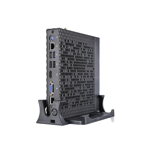 OEM ODM Mini Pc X86 Fanless with Sim Card Slot Wifi Ddr4 In-tel Core I3 I5 I7 Window10 Linux Industrial Mini Pc