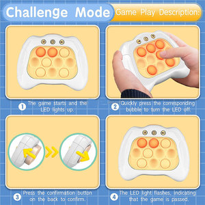 Xuanleduo Jouet Pop Fidgets à prix réduit, Pop Pro It Push Bubble Stress Lumineux, Popits pour Enfants, Jouet Sensoriel Nouveauté - Product Image 5