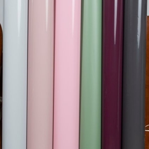 Film PVC pour décoration intérieure, super mat, résistant aux rayures, toucher doux, couleur unie, film PVC sous vide personnalisé pour <span class=keywords><strong>porte</strong></span> d'armoire - Product Image 3