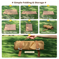 Tapis de sol épais de haute qualité, imperméable et résistant à l'humidité, résistant à l'usure, pour tente, camping en plein air, plage, pique-nique, personnalisable