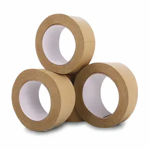 Ruban de papier kraft brun thermofusible biodégradable imperméable auto-adhésif de la plus haute qualité